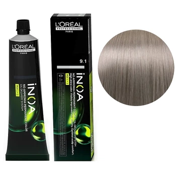 Фарба для волосся стійка без аміаку L'Oreal Professionnel INOA 9/1, 60 мл