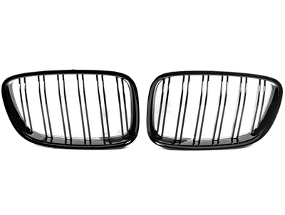 Ноздри решетка радиатора M-Look черный глянец для BMW 5 серия F07 2009–2017 гг