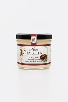 Масло вершкове Маж на Хліб з в'яленими томатами та соусом песто 100 гр