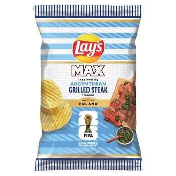 Чіпси Pringles Lay's Max Argentinian Grilled Steak 120 грам