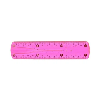 Лінійка неломайка 0015(Pink), 15 см Рожевий