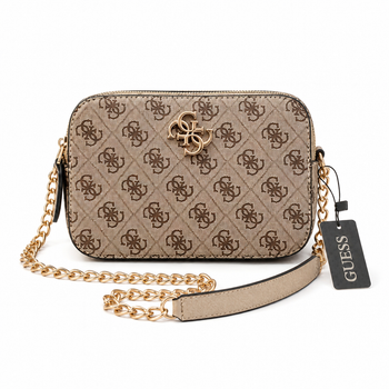 Жіноча сумка 00832 Guess крос-боді бежева
