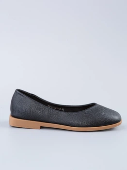 Женские балетки демисезонные черные из экокожи (XX85003-12) 40