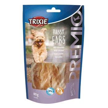 Ласощі для собак Trixie Premio Rabbit Ears з кролячими вухами та філе курки 80 г