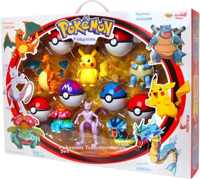 Игрушка-трансформер Pokemon Pikachu карманный монстр