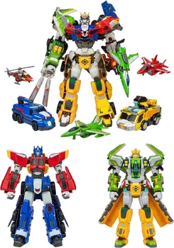 Іграшка-трансформер DISON Optimus Prime 5 в 1 робот-машинка, для хлопчиків