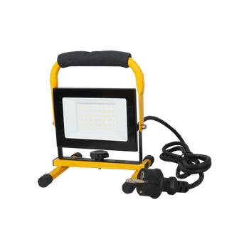 Прожектор LED UEC Delta SLC-MV 50Вт переносний 6500K IP65 чорний/жовтий [SLC-50-IP65-MV-B]
