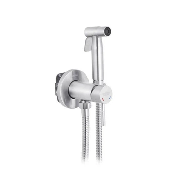 Смеситель с гигиеническим душем Kroner KRP Edelstahl Klassisch ESG053