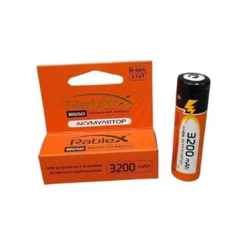 Акумулятор RABLEX 18650 Li-Ion 3200 mAh, 1 шт