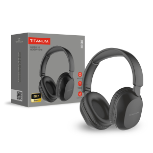 Навушники накладні бездротові TITANUM H05BT Black