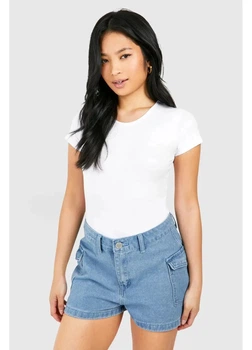 Шорты джинсовые boohoo 40 Голубой GZZ80972