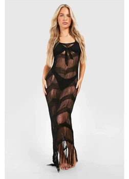 Платье boohoo S Черный GZZ89680