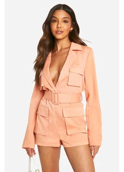 Комбинезон boohoo 36 Оранжевый HZZ01193