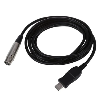 Кабель для микрофона Sawetek UX3 USB папа XLR мама 3 м