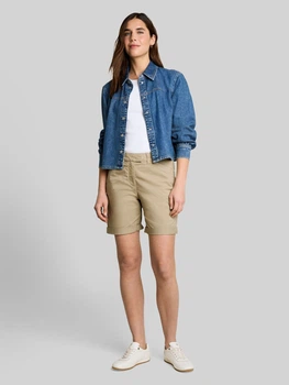 Шорты женские Tom Tailor 1051392 L Зеленые