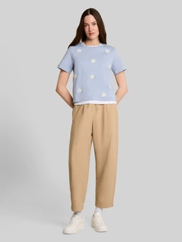 Брюки женские Tom Tailor 1051413 S Коричневые