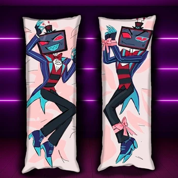 Дакимакура 150 х 50 см Вокс Хазбин Отель Vox Hazbin Hotel Подушка + наволочка двухсторонняя