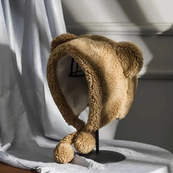 Шапка медведя с ушками. Bear Hat. Зверошапка