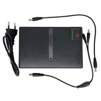 ИБП UPS DC1018L-D3 POE Type-C, под заменяемые АКБ 18650 4шт (БЕЗ АКБ) D3 Black