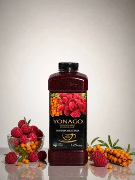 Фруктово-ягідний вітамінний напій Yonago «Малина-Обліпиха» 1,25 кг