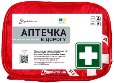 Аптечка Poputchik медицинская в дорогу (02-037-М)