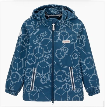 Куртка Joiks Soft shell Демисезонная 134 см Кубики Синий