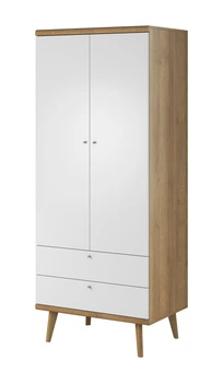 Шафа платтяна Perfect Home Примо/Primo PSZ80 2-дверна Дуб рів'єра/білий