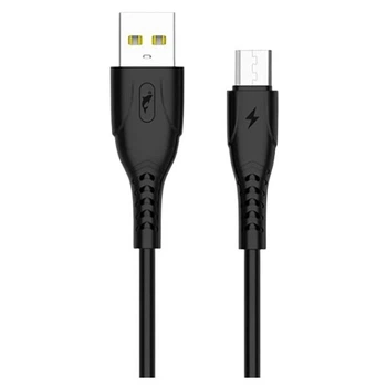 Кабель SkyDolphin S08V, MicroUSB, 1.0 м., Черный - 759468