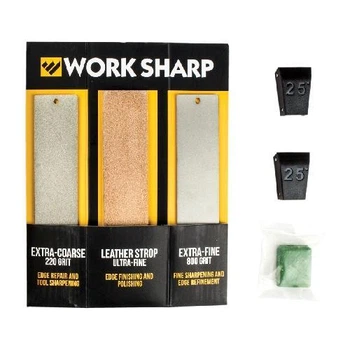 Набор точильный Work Sharp Guided Sharpening System Upgrade Kit алмазный кожаный 220 800 зернистость