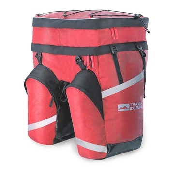 Велобаул Бренд MONO 60L Червоний Cordura 60л 2 бічних відділення (а520314)