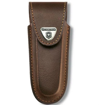 Чехол Victorinox поясной кожаный (111 мм, 4-5 слоев, коричневый цвет, натуральная кожа)
