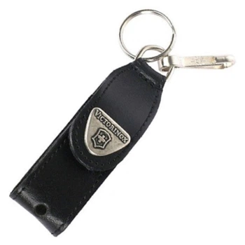 Чохол для ножа Victorinox Шкіряний Чорний з карабином 58 мм (4.0515)