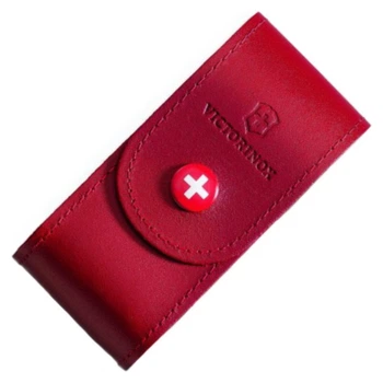 Чохол для ножів Victorinox шкіряний червоний 84-91мм 5-8 шарів (4.0521.1)