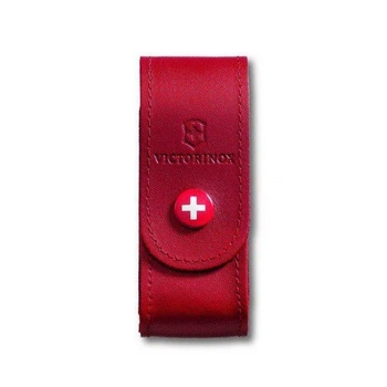 Чехол на пояс Victorinox для швейцарских ножей кожаный красный 91мм (арт. не указан)