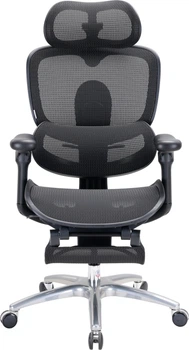 Крісло офісне Sihoo DORO C300 LITE V2 з підставкою для ніг Black (C300-LITE-V2-B101-JT)