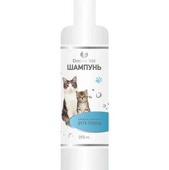 Шампунь для котів та кошенят усіх порід Doctor Vet рідина - 250 мл