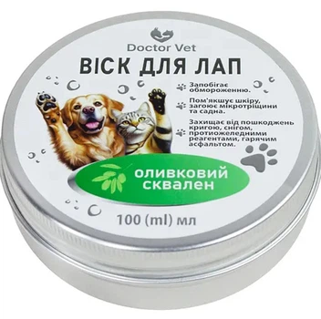 Захисний віск для тварин Doctor Vet (догляд за лапами) - 100 мл