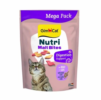 Пищевая добавка для кошек GimCat NUTRI MALT BITES (для выведения шерсти) - 425г