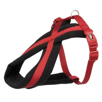 Шлея-вісімка для собак Trixie Premium туристична, нейлон, червона L-XL 70-110 см/2,5 см