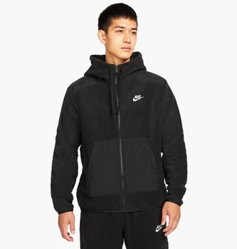 Кофта мужская Nike Nsw Spe+ Flc Fz Top Winter S Чорний DD4882-010