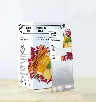 Чай Hello Tea "Глінтвейн" фруктовий (20 пакетиків)