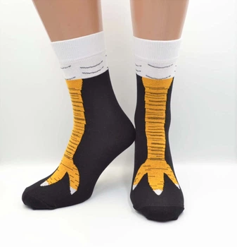 Шкарпетки універсальні демісезонні Super Socks 014.S255 Куряча лапа 36-40р. Чорний