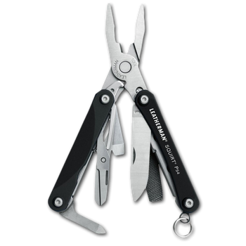 Мультитул Leatherman Squirt PS4 Чёрный 9 функций карманный (56 г)