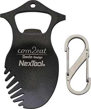 Мини-Мультитул NexTool BOTLLE OPENER & Cutlery Com2eat KT5013B, 5 функций, черный, компактный, легкий