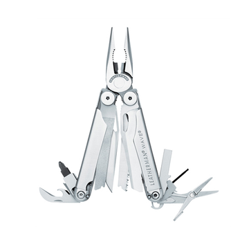 Мультитул LEATHERMAN Wave 17 функций серый кожаный чехол (830082)