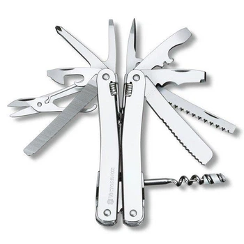 Мультитул Victorinox SwissTool Spirit Plus 3.0238.L, полноразмерный, для электрика, 37 функций, с чехлом, серый, 105 мм