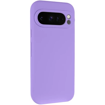 Силіконовий чохол Silicone Cover Lakshmi Full Camera (AAA) для Google Pixel 9 Pro захистом камери з бархатистою поверхнею Soft Touch та внутрішньою підкладкою з мікрофібри Dasheen