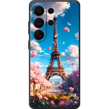 Силиконовый Чехол с Картинкой для Samsung Galaxy S26 Ultra (S948) Принт (Париж, Эйфелева Башня) (71267-ysm035)
