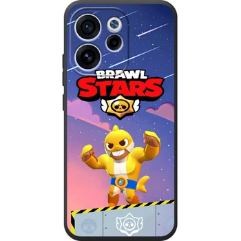 Силиконовый Чехол с Картинкой для OPPO Reno 15 FS Принт (Бравл Старс Эль Примо, Brawl Stars El Primo) (71284-ysm017)