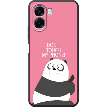 Силиконовый Чехол с Картинкой для OPPO A6x Принт (Панда, Не Трогай Мой Телефон) (70849-ysm2425)